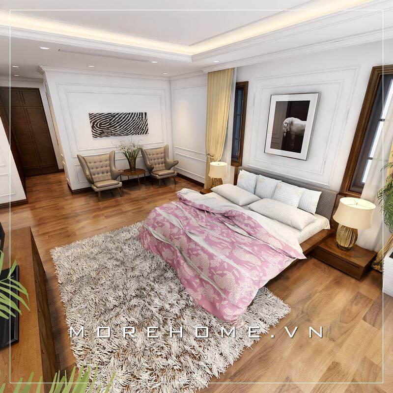 Giường ngủ biệt thự Giường ngủ biệt thự