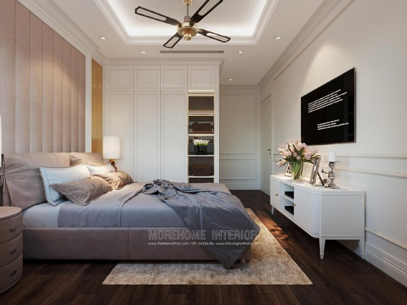 Gây ấn tượng mạnh với những mẫu giường ngủ chung cư hiện đại đẹp