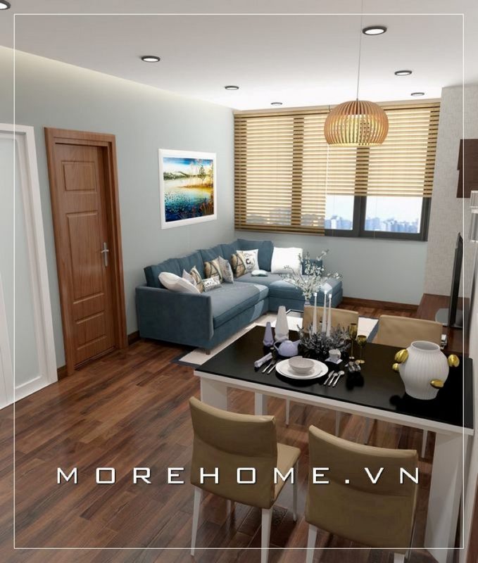Ghế sofa  êm ái mang lại cảm giác dễ chịu khi bước chân vào không gian của căn phòng.