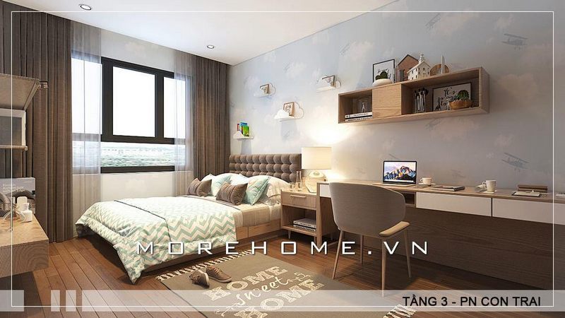 ++ 16 mẫu giường phòng ngủ đơn, đẹp cho Thiết kế căn hộ chung cư