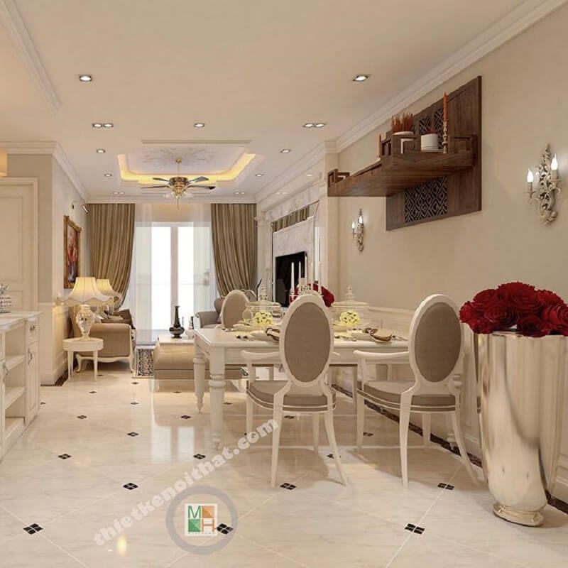 Mẫu bàn thờ gỗ treo tường đẹp với hoa văn mang đậm nét hoa văn truyền thống