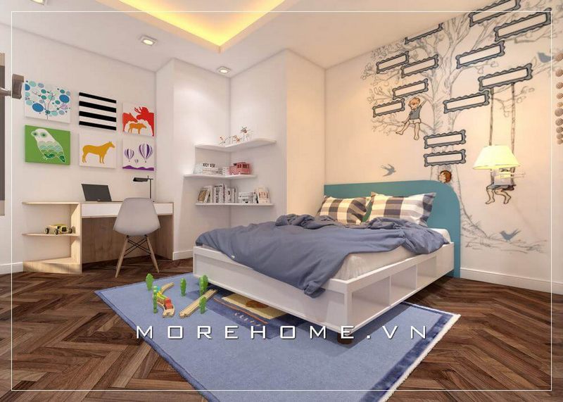  Tổng hợp 19 Mẫu giường ngủ trẻ em sinh động cho thiết kế nội thất căn hộ