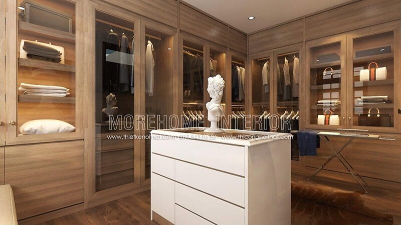 Tủ quần áo gỗ kết hơp cánh kính sang trọng là một trong những lựa chọn được các tín đồ thời trang yêu thích để bố trí trong phòng ngủ hoặc phòng thay đồ tại nhà
