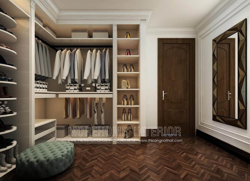  Bộ sưu tập 26 mẫu thiết kế nội thất căn hộ chung cư đẹp có tủ quần áo độc đáo 2022-2024